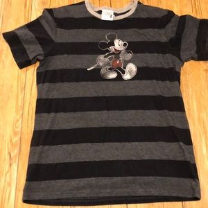 Walt-Disney MickeyMouse striped Vtg T-Shirt size M